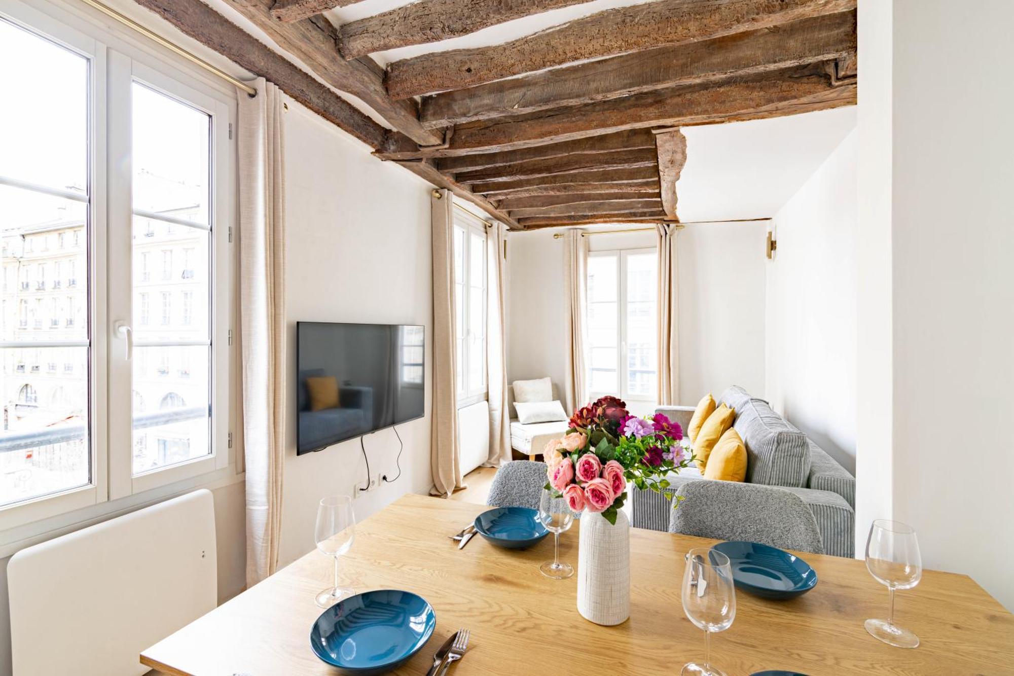 Appartement Quartier Fontaine Chatelet Les Halles Free Netflix Paris Ngoại thất bức ảnh
